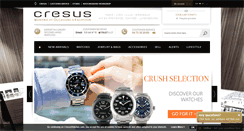 Desktop Screenshot of cresuswatches.com